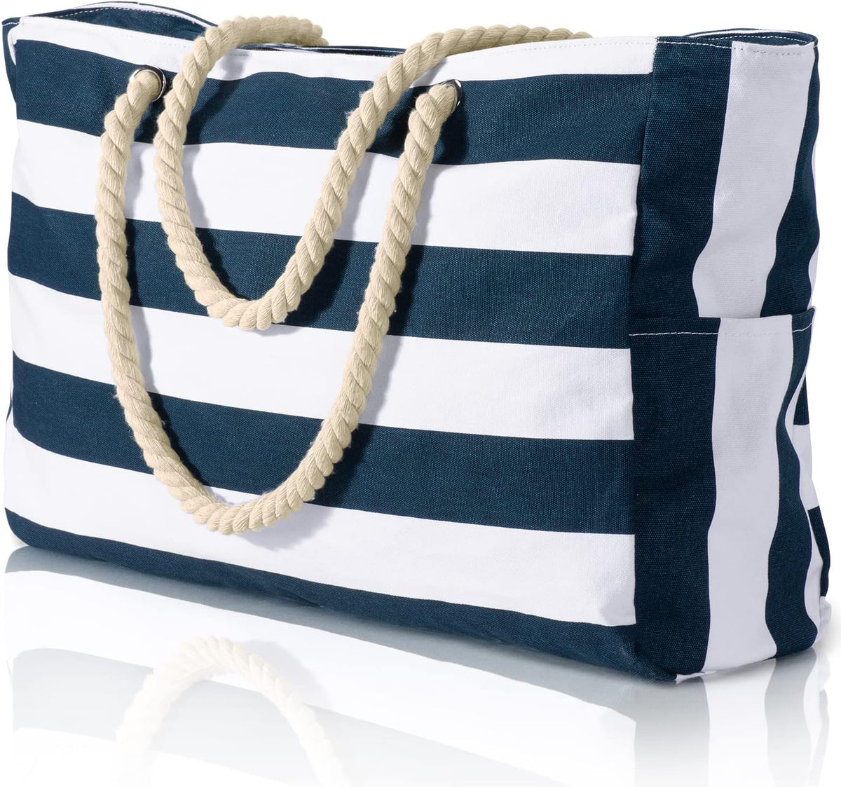Coastal Companion | Oversized Waterproof Beach Tote with Multiple Pockets | Lightweight Design for Ultimate Convenience