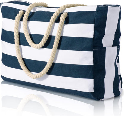Coastal Companion | Oversized Waterproof Beach Tote with Multiple Pockets | Lightweight Design for Ultimate Convenience