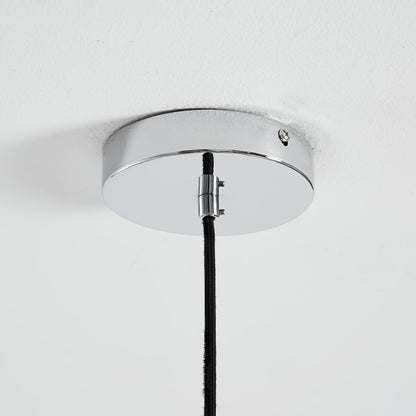 Multi-Bulb Hanging Fixture Chrome & Acrylic Starburst Design for Dining Room Kitchen Living Room 24-32 in Diameter