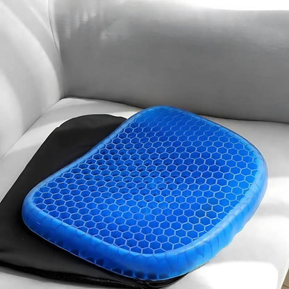 Gel Seat Cushion for Tailbone Pain Relief | Pressure-Distributing Support Pad for Office Chair, Car & Wheelchair | Orthopedic Sitting