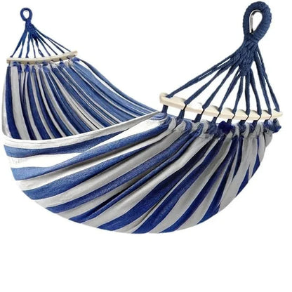 CLOUDNEST – Hanging Canvas Hammock for Cozy Outdoor Moments