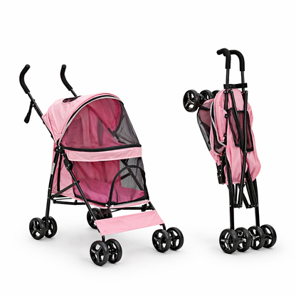 Comfort Collection | Pet Stroller for Dogs & Cats with Lightweight Design | Foldable & Breathable for Easy Travel