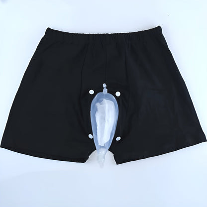 Comfort Fit | Reusable Adult Incontinence Underwear with Built-In Collector Pouch | Medical-Grade Silicone for Enhanced Comfort