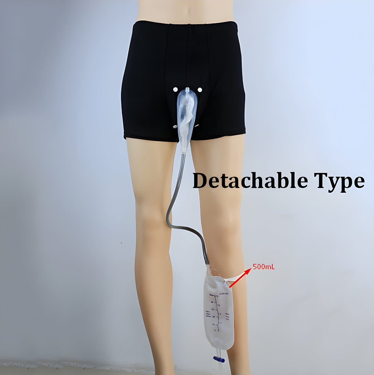 Comfort Fit | Reusable Adult Incontinence Underwear with Built-In Collector Pouch | Medical-Grade Silicone for Enhanced Comfort