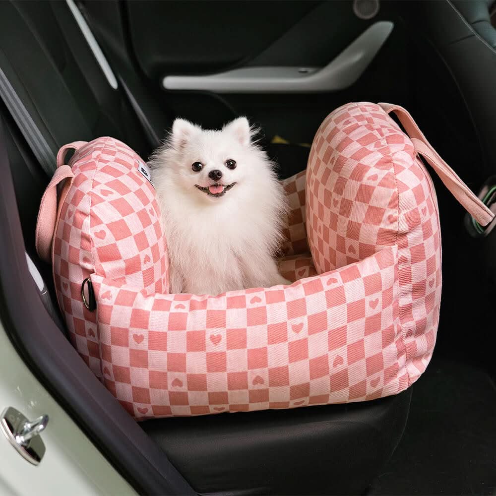 Comfort Pet | Siège-lit pour chien avec ceintures de sécurité réglables et base antidérapante | Idéal pour les voyages et la maison