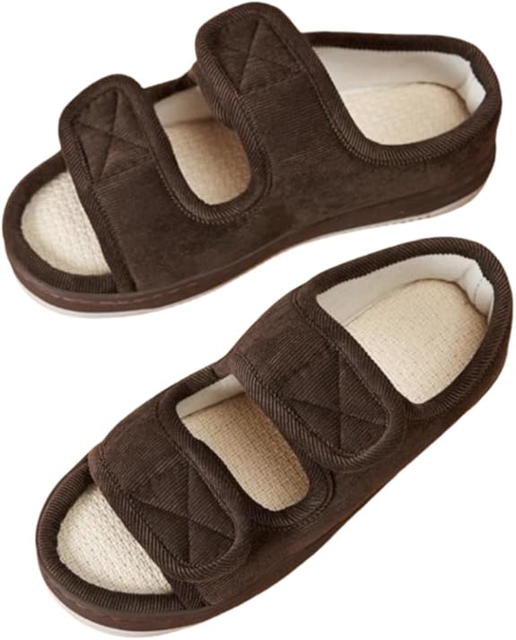 Comfort Step | Sandales pour diabétiques pour pieds gonflés avec brides réglables | Design respirant pour un confort tout au long de la journée
