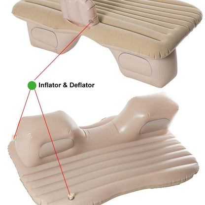 Confort Voyage | Matelas gonflable pour voiture avec pompe électrique et design pliable | Lit gonflable pour camping et voyages en voiture