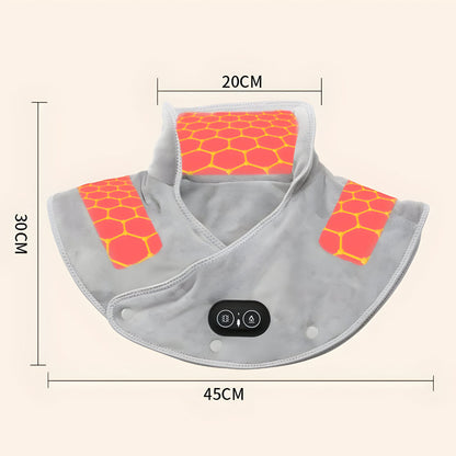 Comfort Wrap | Electric Neck Heating Pad with Vibration Massage | Versatile Relief for Neck and Shoulders