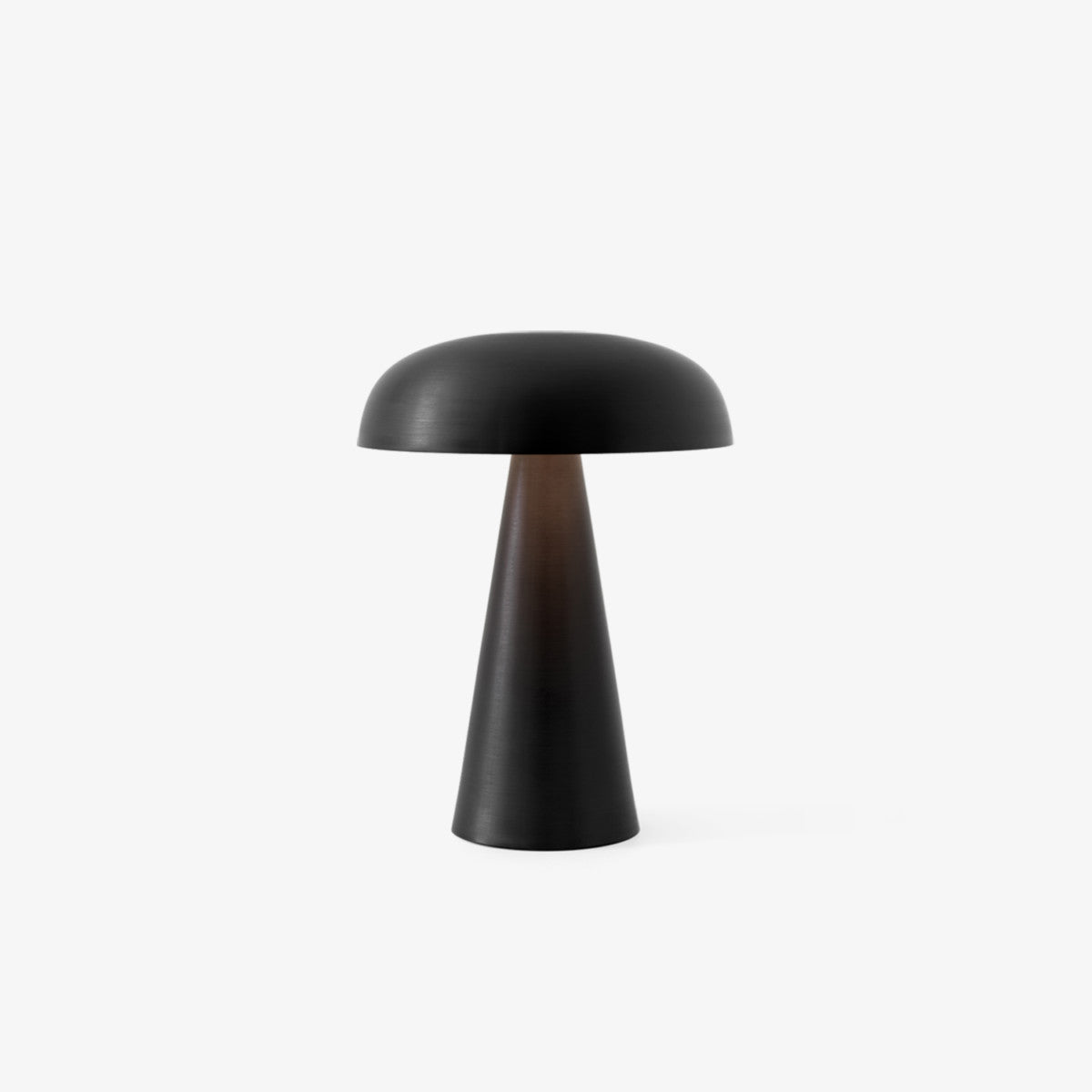 Compact Mushroom Desk Lamp with USB Port 6×8 in Touch Control Dimmable LED Metal Bedside Light for Home Office Reading Nightstand Ambient Li