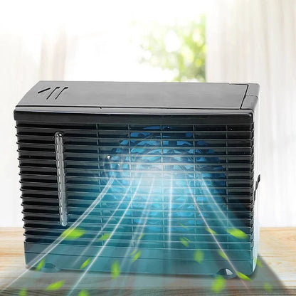12V Vehicle Air Cooler with Evaporative Mist Technology for Dashboard – Quiet Portable Fan for Cars, Trucks & RVs
