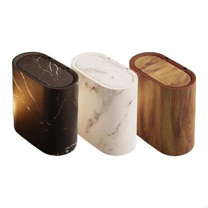 Compact Kitchen Trash Can | Odor-Trapping Lid & Space-Saving Design for Clean Living