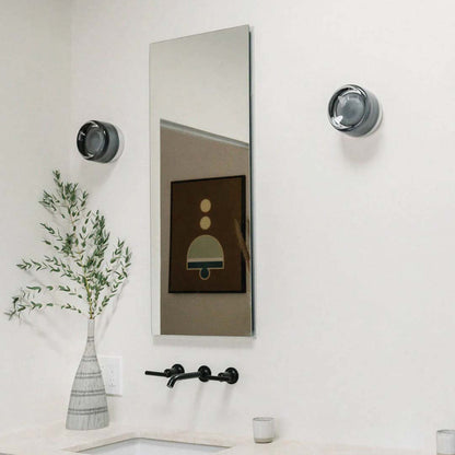 Compact LED Wall Lamp in Scandinavian Design – Warm White Light for Modern Interiors