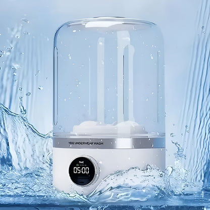 Compact Mini Washing Machine | USB Rechargeable with Dual Cleaning Modes | Portable Solution for Travel and Small Spaces