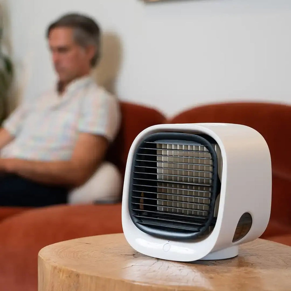 Compact Personal Air Conditioner | Portable Cooling Fan with Adjustable Mist for Refreshing Comfort