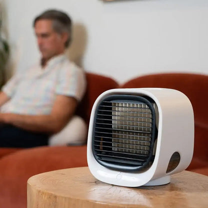 Compact Personal Air Conditioner | Portable Cooling Fan with Adjustable Mist for Refreshing Comfort