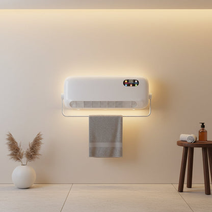 Compact Wall Mounted Electric Heater with Quick Warm-Up Feature for Year-Round Comfort