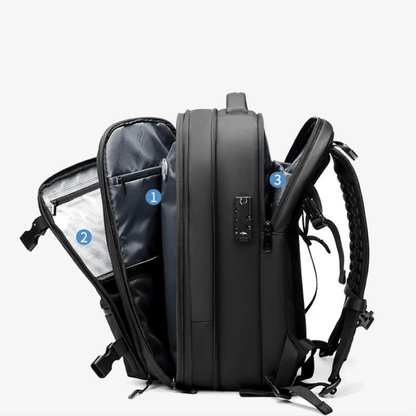 SmartPack Expandable Travel Backpack with Vacuum Compression