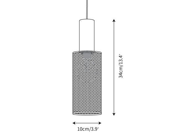 ConcreteStone | Luminaire suspendu pour cuisine au style industriel moderne