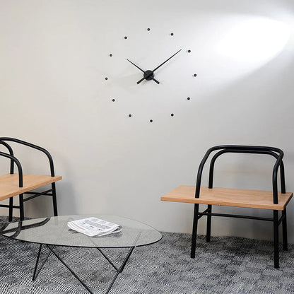 Contemporary Elegance | Modern Wall Clock with Accurate Timekeeping | Sleek Design for Any Interior