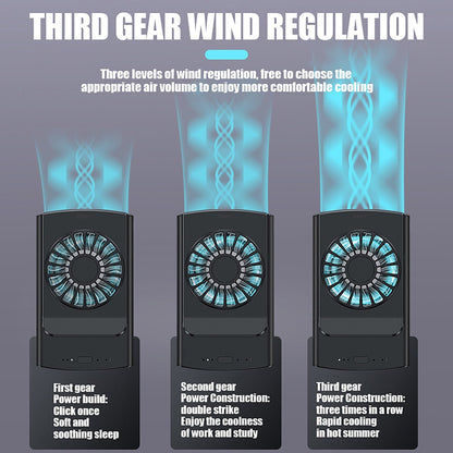 Cool Breeze | Portable Waist Fan with Bladeless Design | Hands-Free Cooling Solution for Hot Days