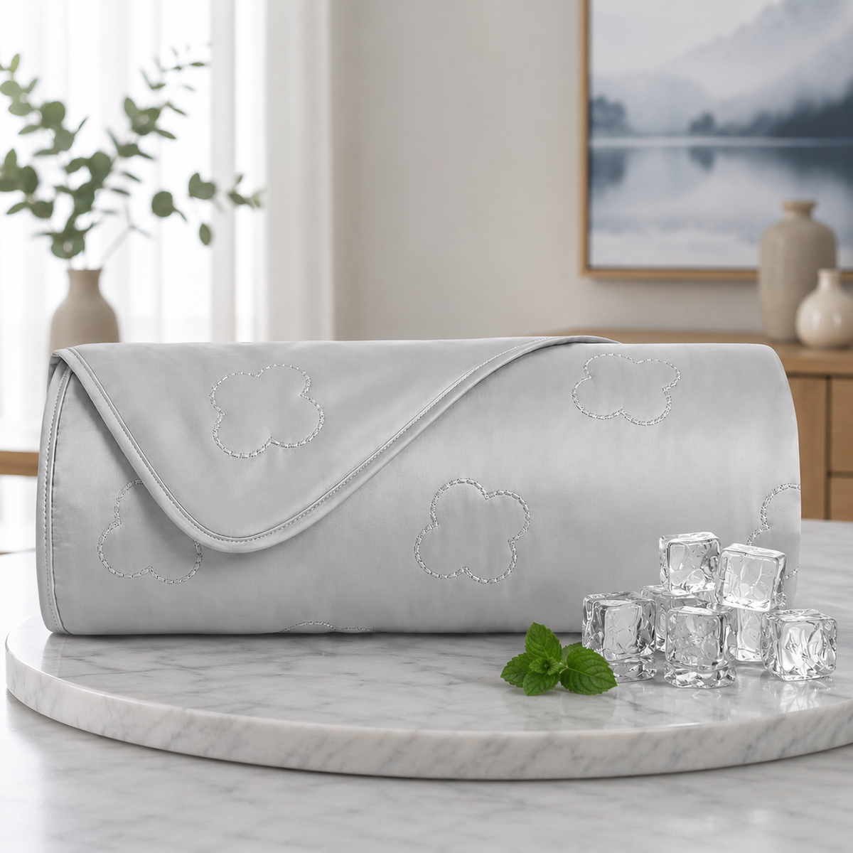 Confort douillet | Couverture rafraîchissante en tissu thermorégulateur | Couverture d'été légère pour un sommeil réparateur