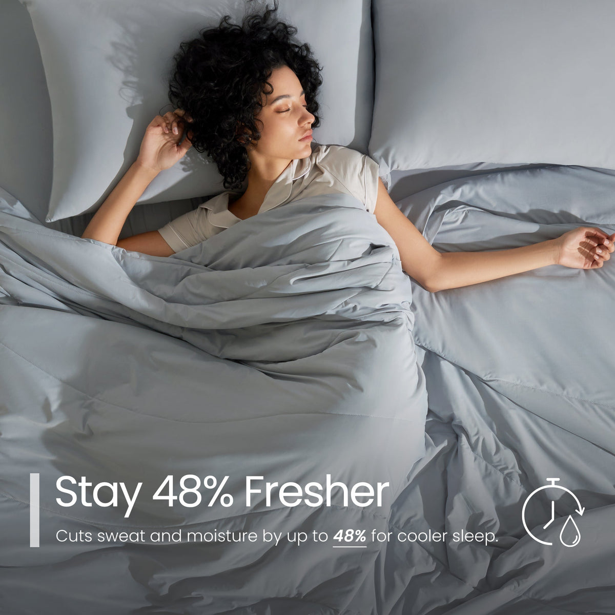 Cooling Comforter | Deep Sleep Comforter with NASA Technology | Temperature Regulating for Ultimate Sleep Comfort