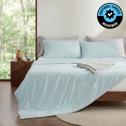 Cooling Comforter | Lightweight Breathable Design with Advanced Cooling Fabric | Ideal for Hot Sleepers