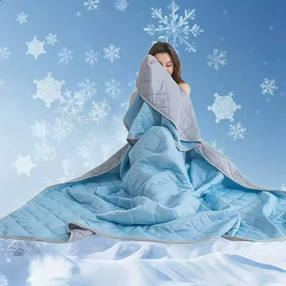 Ortekor Cooling Summer Comforter with Dual-Sided Fabric | Breathable & Soft for Ultimate Comfort
