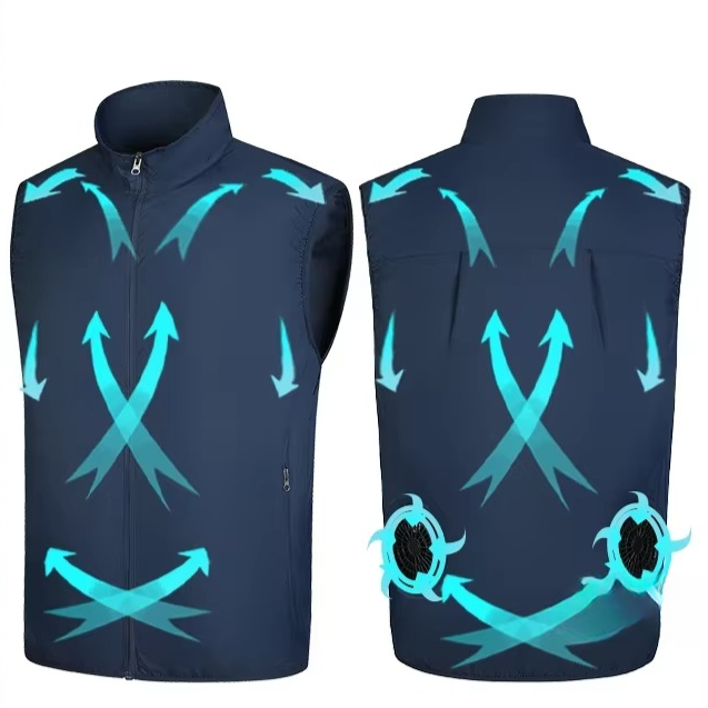 Cooling Vest | USB Rechargeable Cooling Jacket with Adjustable Airflow | Lightweight Design for Outdoor Comfort