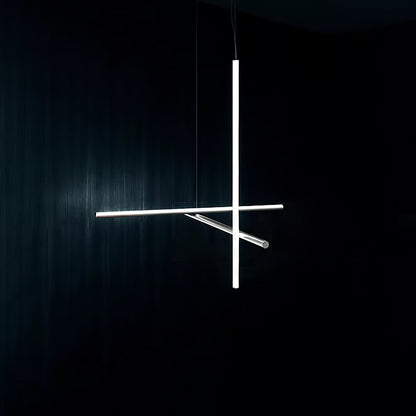 Geometric Grid Ceiling Light Fixture for Dining Room & Open Spaces | Adjustable Height LED Chandelier | Modern Aluminum Track System | Multi
