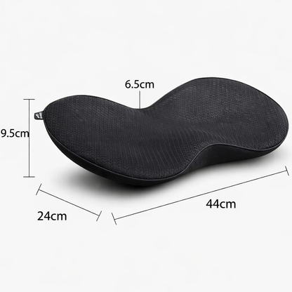 Ergonomic Memory Foam Seat Cushion with Breathable Cover for Cars, Office Chairs & Daily Use – Lumbar Support Pad for Enhanced Posture &