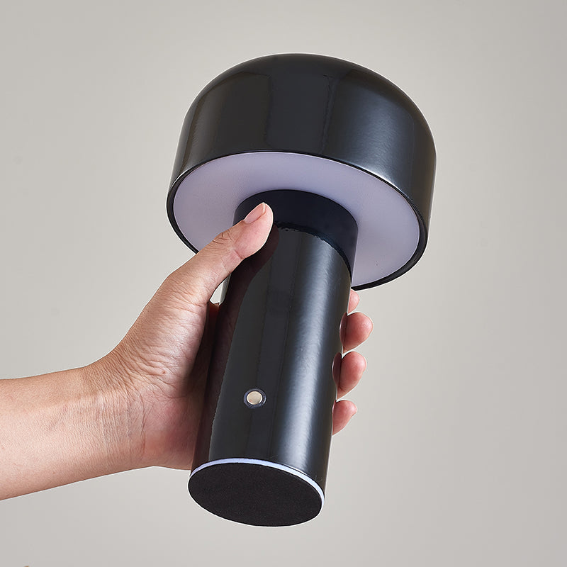 Cordless LED Table Lamp – Portable Touch Control Mushroom Design with Dimmable Light for Home and Office