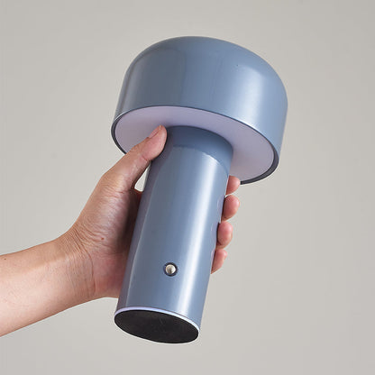 Cordless LED Table Lamp – Portable Touch Control Mushroom Design with Dimmable Light for Home and Office