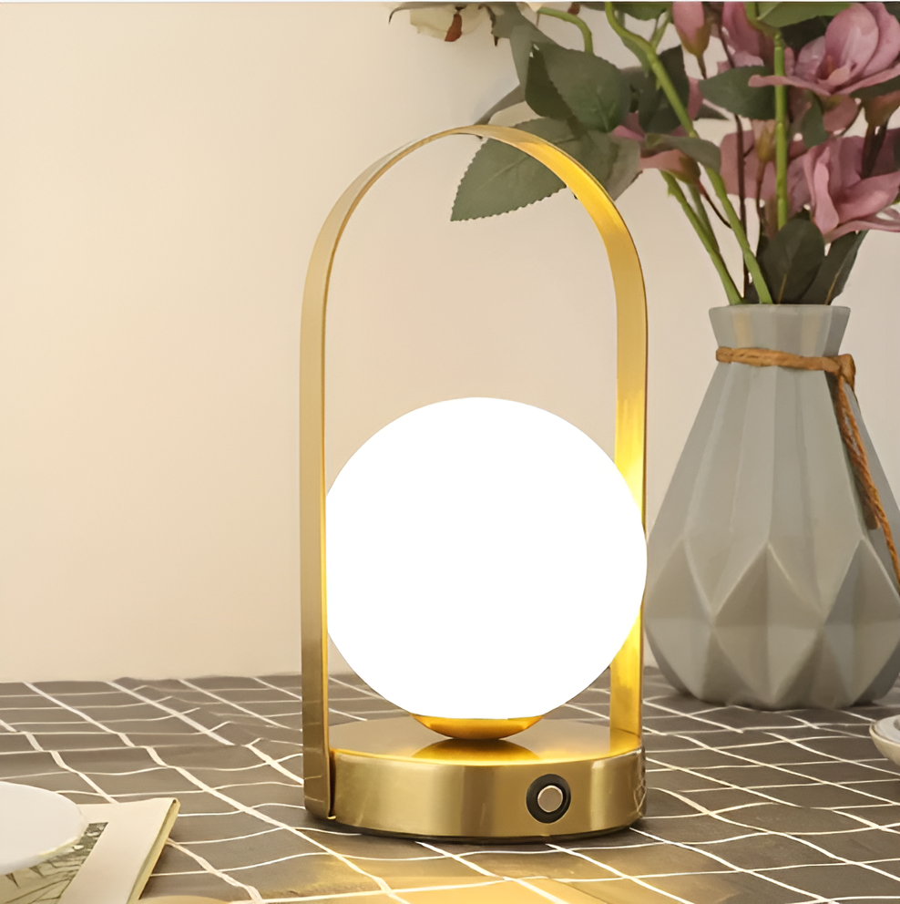 Cordless Table Lamp – Stylish Battery Operated Touch Control Bedside & Desk Lamp for Versatile Home Lighting