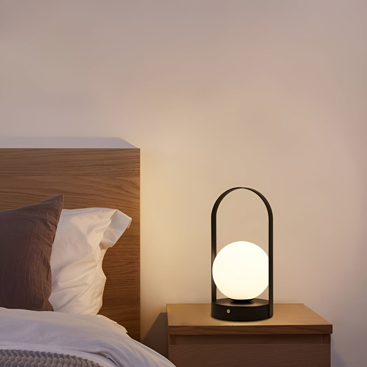 Cordless Table Lamp – Stylish Battery Operated Touch Control Bedside & Desk Lamp for Versatile Home Lighting