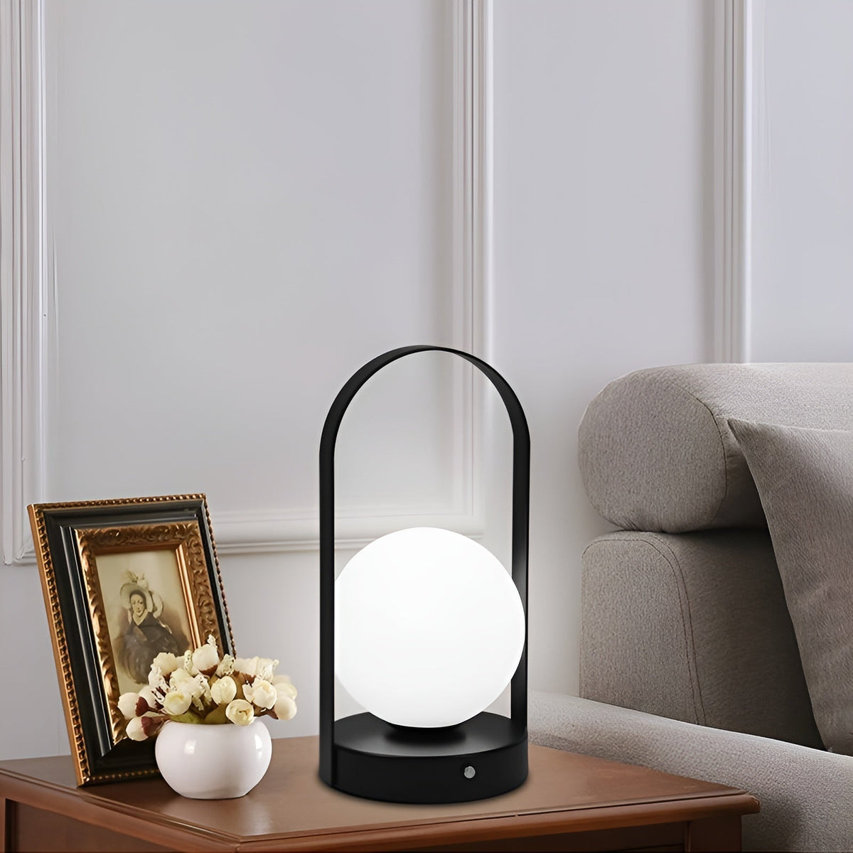 Cordless Table Lamp – Stylish Battery Operated Touch Control Bedside & Desk Lamp for Versatile Home Lighting