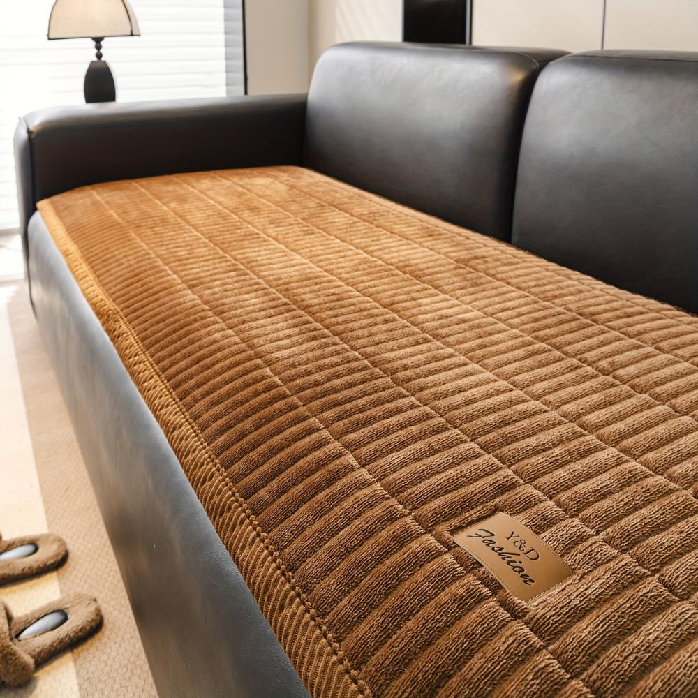 Housse de protection matelassée pour canapé d'angle en microfibre – Protection de mobilier anti-animaux pour salon, salle de détente et salle familiale
