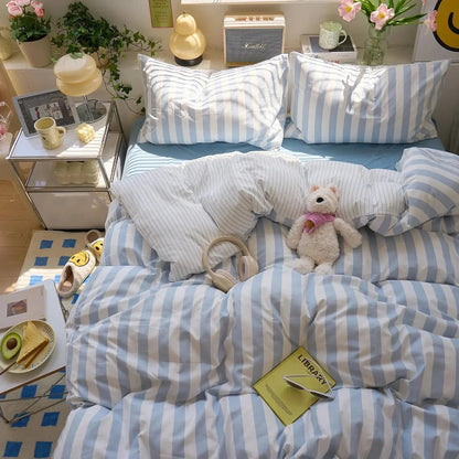 Cotton Crepe | Bedding Set with Breathable Comfort | Complete Quilt Set for Year-Round Use