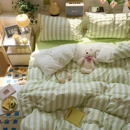 Cotton Crepe | Bedding Set with Breathable Comfort | Complete Quilt Set for Year-Round Use