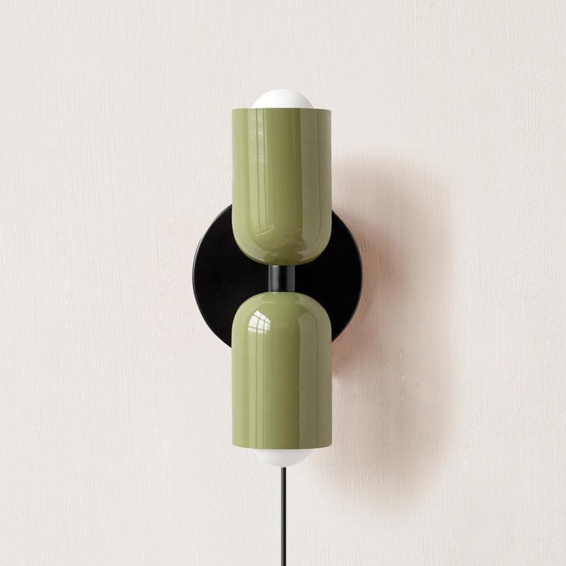 LED Wall Light Metal Sconce 10 inch Vertical Horizontal Mount Bedroom Hallway Living Room Indoor Ambient Up Down Lighting Fixture Black Beig