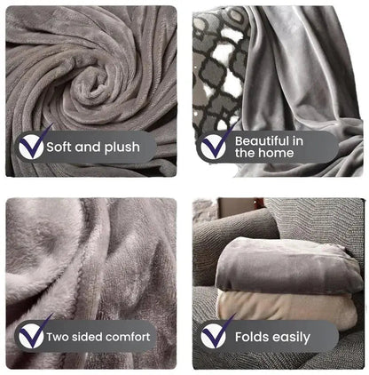 Collection Cozy Ortekor | Sweat-shirt à capuche couverture portable au design en flanelle douce | Couche confortable pour la maison et les voyages