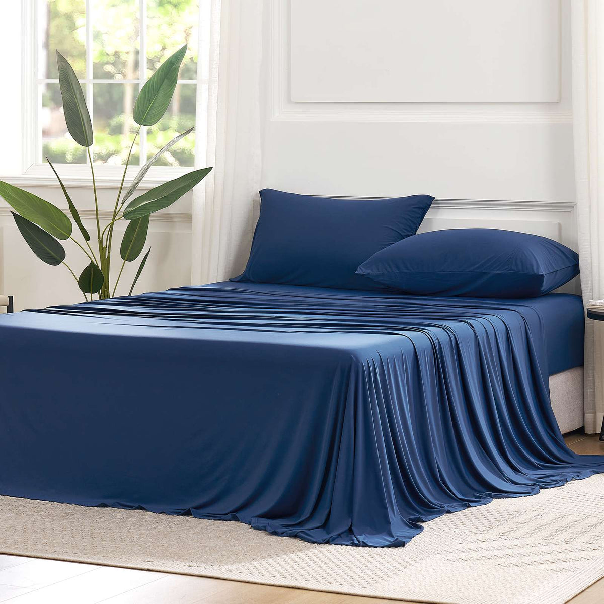 Cozy Bliss | Bedding Set with Performance Cooling Sheets & Deep-Pocket Design | Breathable Comfort for Hot Sleepers