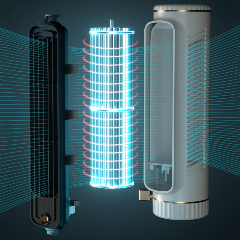 Ortekor Cozy Breeze | Small Electric Fan with 3-Speed Settings | Portable Design for Comfort