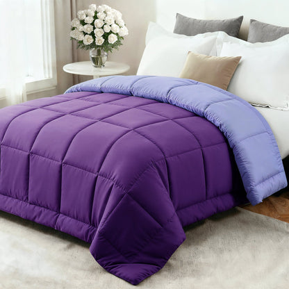 Confort douillet | Couette en duvet toutes saisons avec garnissage en fibres ultra-douces | Conception respirante pour un sommeil idéal toute l'année