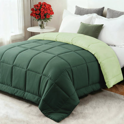 Confort douillet | Couette en duvet toutes saisons avec garnissage en fibres ultra-douces | Conception respirante pour un sommeil idéal toute l'année