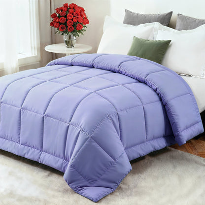 Confort douillet | Couette en duvet toutes saisons avec garnissage en fibres ultra-douces | Conception respirante pour un sommeil idéal toute l'année