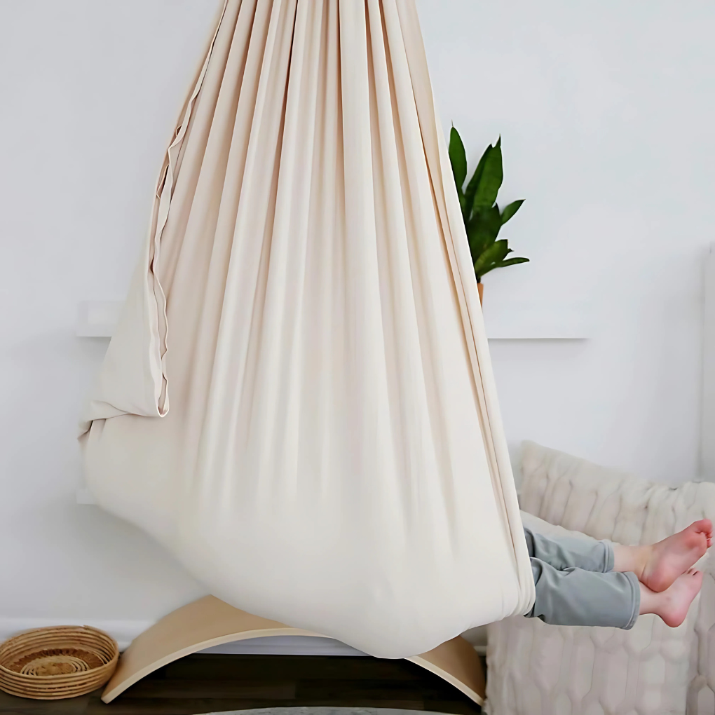 Cozy Hammock Swing | Soft Fabric Sensory Swing for Kids' Relaxation and Play