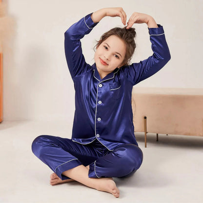 Cozy Kids Pajama Set | Button Top & Pants Sleepwear for Easy Bedtime