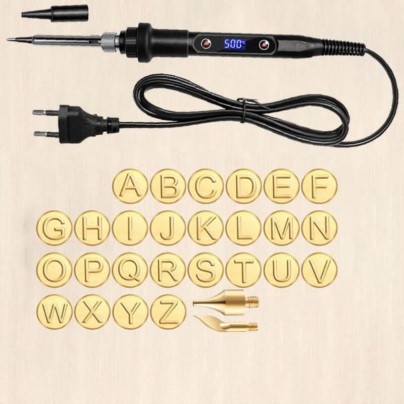 CraftMaster Pro | Woodburning Tool with Adjustable Temperature | 56-Piece Kit for Precision Crafting
