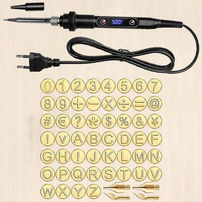 CraftMaster Pro | Woodburning Tool with Adjustable Temperature | 56-Piece Kit for Precision Crafting